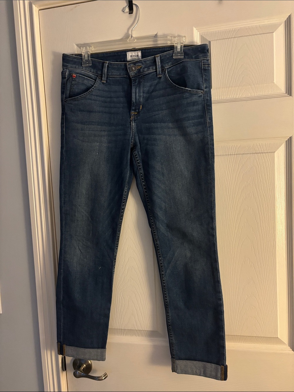 Hudson Jeans Women's Boyfriend Jeans - Dark Blue Size 29